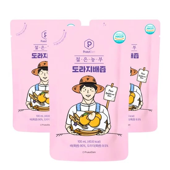 푸릇담 젊은농부 도라지배즙, 100ml, 30팩