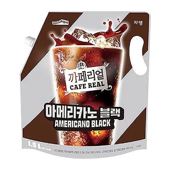 쟈뎅 아메리카노 블랙, 1.5L, 6개