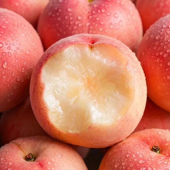 경북 햇 딱딱이복숭아 백도 황도 혼합과, 2kg, 1개