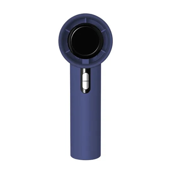 아이노 LCD 버튼형 휴대용 선풍기, ANFA-3K-14-YC, 3000mAh, 네이비, 1개