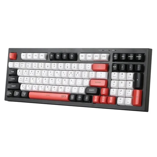 지클릭커 오피스프로 사일런스 M RGB 무소음 방수 무선 블루투스 키보드 WK50-M98, Poker RC1 25,900원