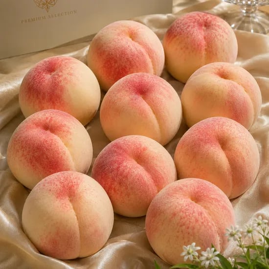 딱딱이 복숭아, 특품, 로얄과, 2kg, 1박스