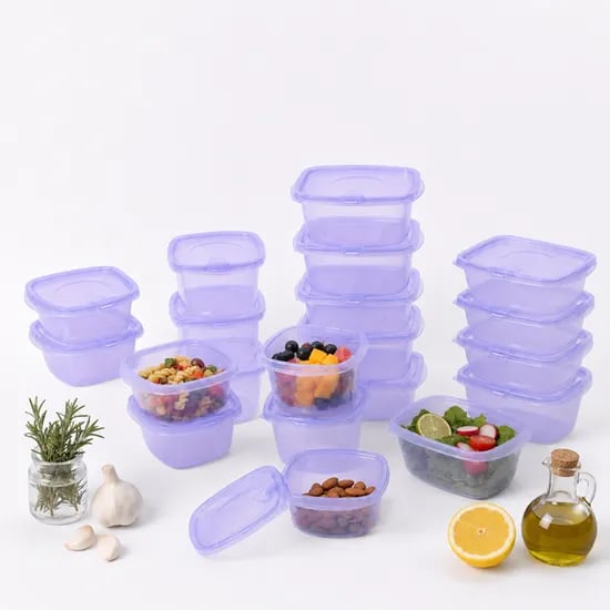 맥스앤맥스 전자레인지 냉동밥 보관 밀폐용기, 350/450/500/600ml, 20종세트, 1세트