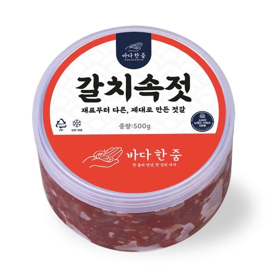 바다한줌 국내산 갈치속젓 저염, 500g, 1개