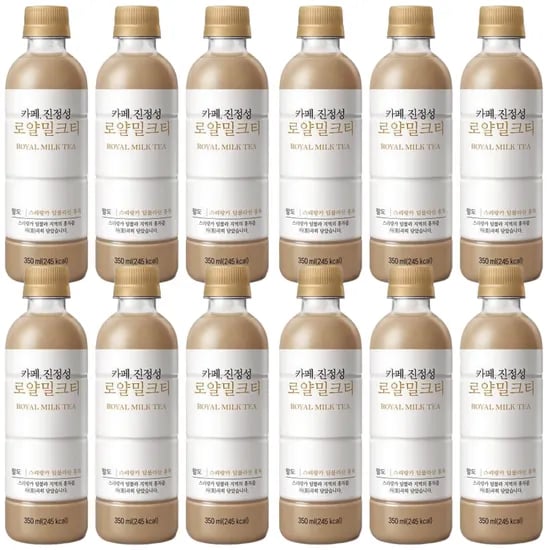 카페 진정성 로얄 밀크티 350ml 12개 12,880원