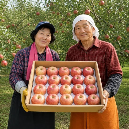 경북 홍로사과, 2kg, 1박스