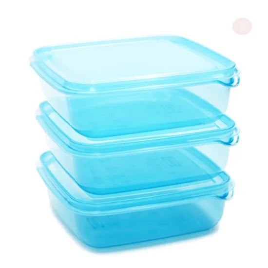 프루타 식품보관용기 블루 0.6L 3개입 1개 5,400원
