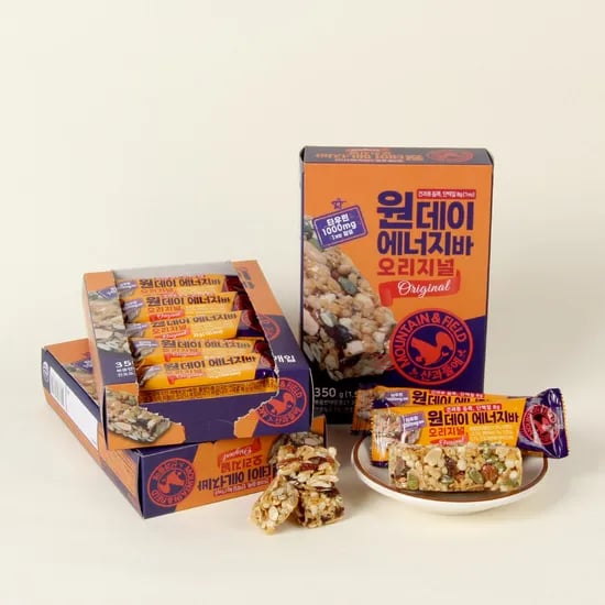 산과들에 원데이 에너지바 오리지널, 35g, 10개입, 4박스