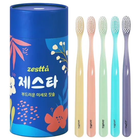 제스타 칫솔, 부드러운 미세모, 12개입, 2개