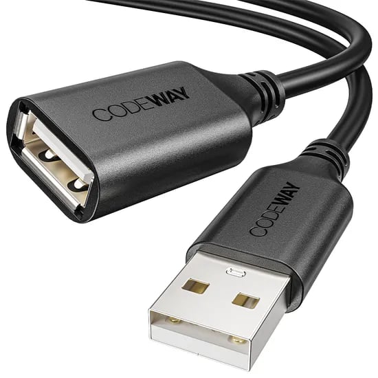코드웨이 USB 2.0 연장 케이블, 2m, 1개