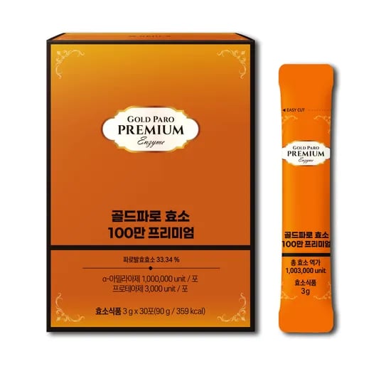 한미양행 골드 파로 효소 100만 프리미엄, 3g, 30포, 1박스