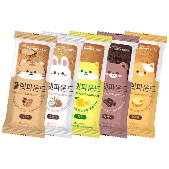 맘스케이크 플랫파운드, 혼합, 50g, 15개