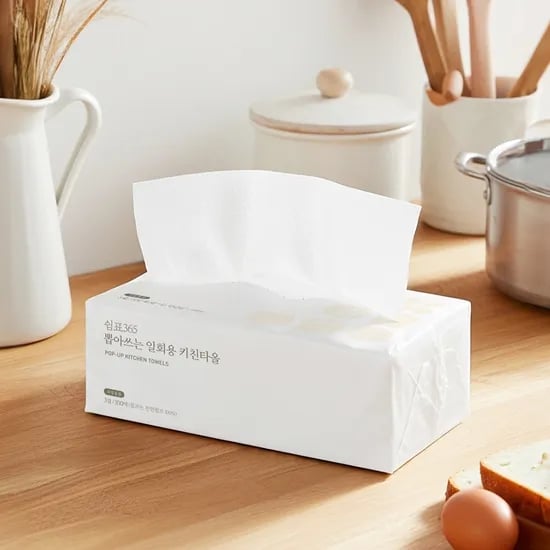 쉼표365 뽑아쓰는 키친타올, 3겹, 100매, 9팩