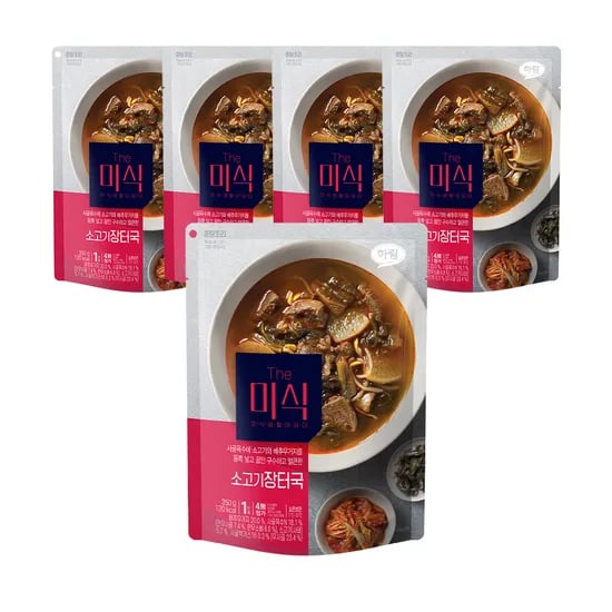 더미식 소고기장터국, 350g, 5개