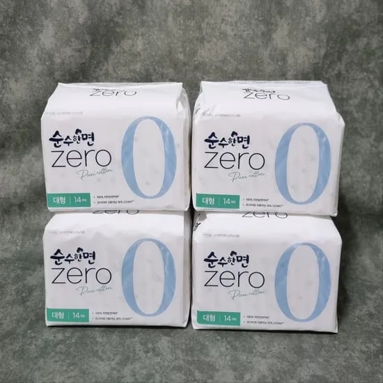 깨끗한나라 순수한면 ZERO 대형 14개입 4팩 10,990원
