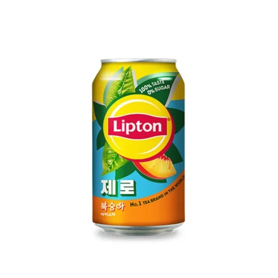 립톤 제로 복숭아 아이스티, 355ml, 24개