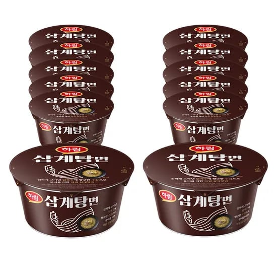 하림 삼계탕면, 125g, 12개