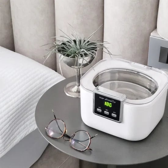 빈크루즈 마쉬멜로 초음파 세척기, BCUC-750, 600ml, 50W, 화이트, 1개