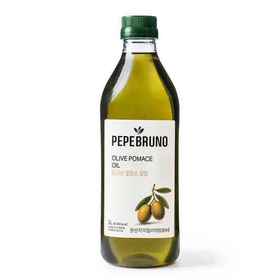 페페브루노 올리브 포마스 오일, 1L, 1개