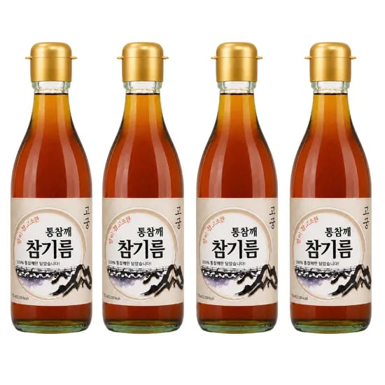 고궁 통참깨 참기름, 350ml, 4개