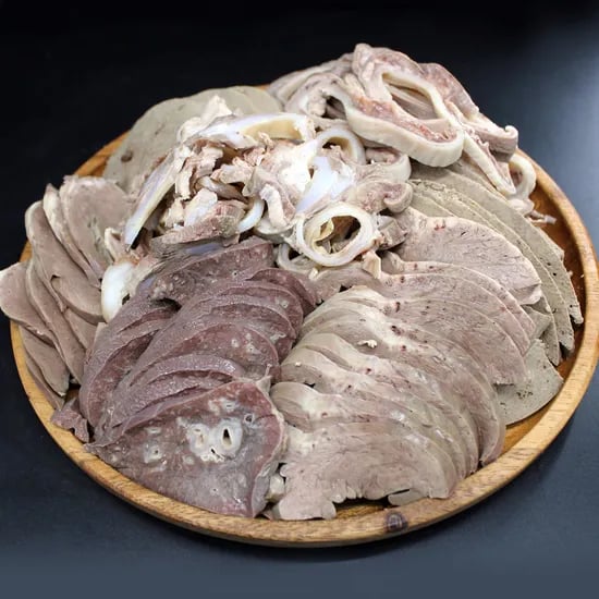 퀸미트 냉장 순대내장 허파+간+울대+염통+오소리감투, 2500g, 1개