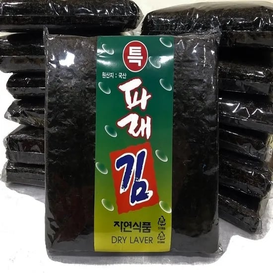 명화씨푸드 향긋한 햇 파래김, 180g, 1개