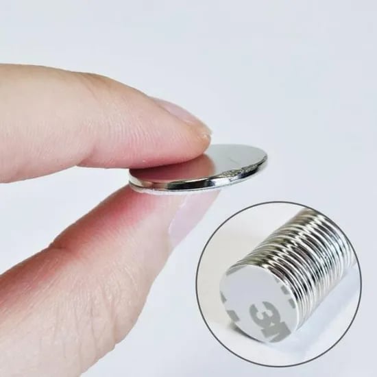 네오디움 원형자석 접착형 20x2mm 1개