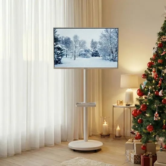 더함 삼탠바이미 화이트 스마트 TV, QLED, 81cm/32인치, 라이트, 스탠드형, 고객직접설치, 1개