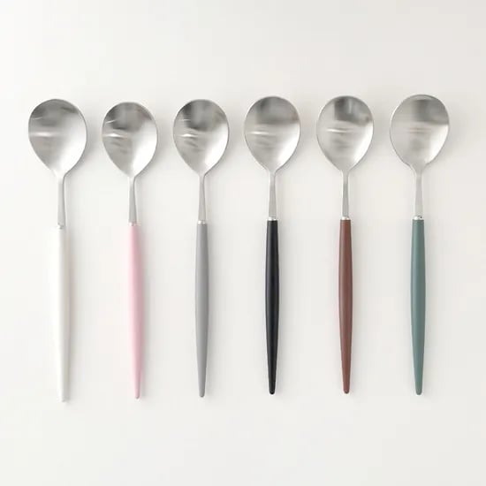 보겐 에펠 비쥬 한식 4인 수저세트, 실버, 에펠 화이트, 1세트