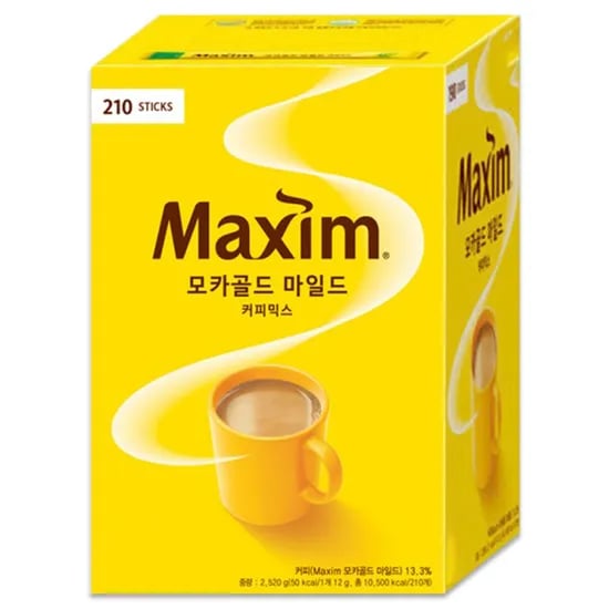 맥심 모카골드 마일드 커피믹스, 12g, 210개입, 1개