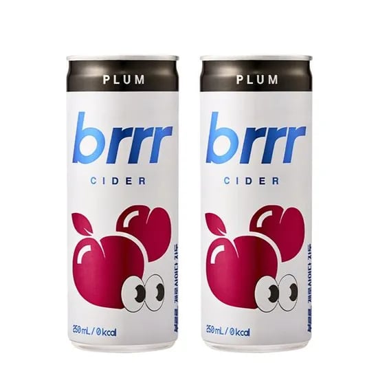 부르르 제로사이다 자두, 250ml, 30개