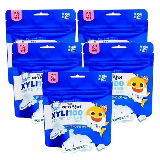 핑크퐁 아기상어 자일리100, 40g, 5개