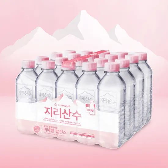 지리산수, 500ml, 40병
