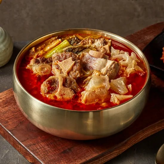 더 진한 얼큰 우거지 소한마리탕, 600g, 3개