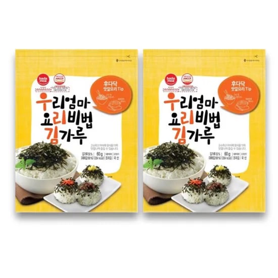바다모아 우리엄마 요리비법 김가루, 60g, 4개