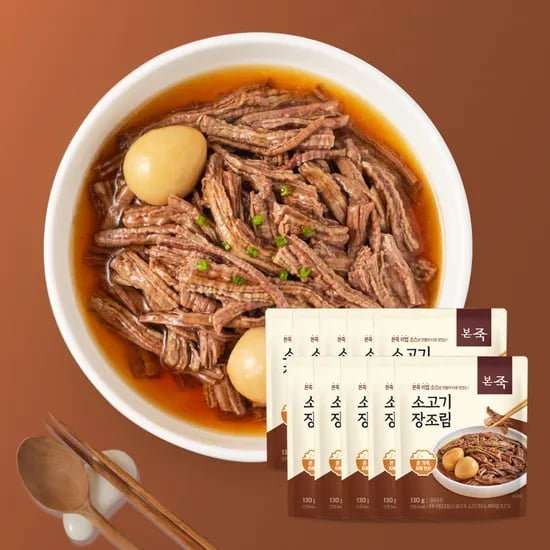 본죽 소고기 장조림, 130g, 10개