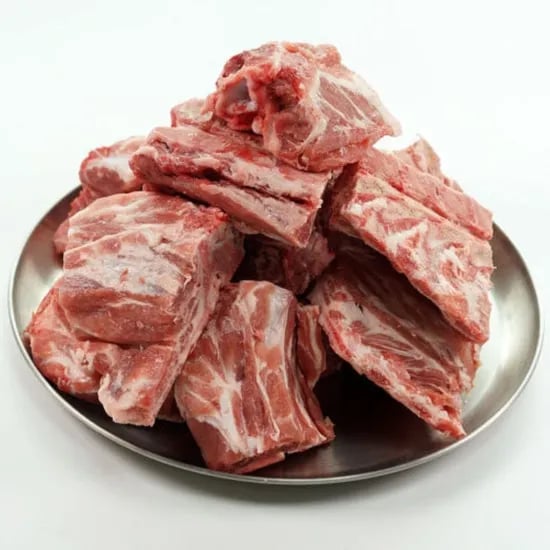국내산 한돈 돼지등뼈, 냉동, 2kg, 1개