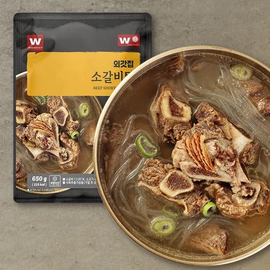 외갓집 소갈비탕, 650g, 5개