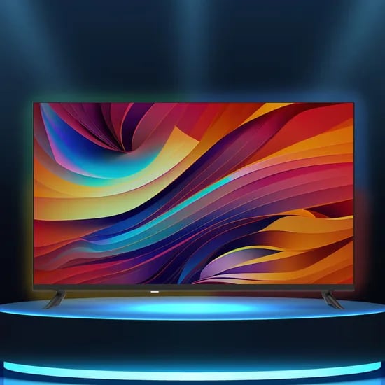 큐빅스 32인치 FHD QLED 블랙에디션 스마트 TV GAT321FHDQ, 81cm, 스탠드형, 고객직접설치