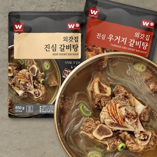 외갓집 , 진심 갈비탕, 5팩 + 우거지갈비탕, 5팩