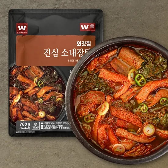 외갓집 진심 소내장탕, 700g, 5개