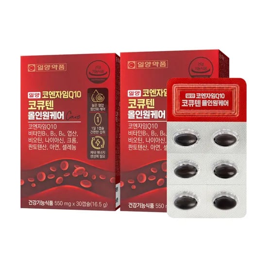 일양 코엔자임Q10 코큐텐 올인원케어, 550mg, 30캡슐, 2박스