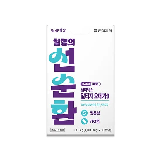 동아제약 셀파렉스 바로 알티지 오메가3, 1010mg, 10캡슐, 10박스