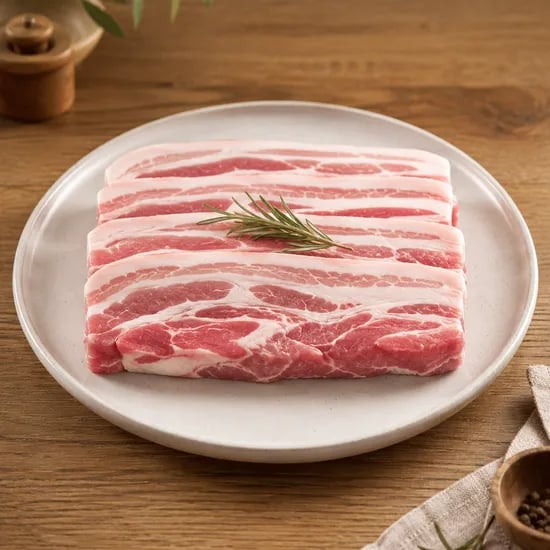 파파네정육점 구이용 오겹살, 1kg, 2개