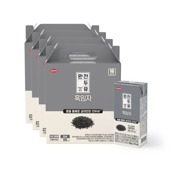 한미 완전두유 흑임자, 190ml, 64팩