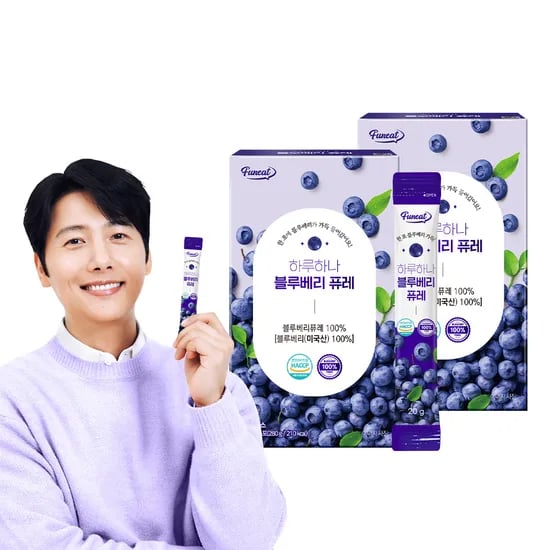 하루하나 블루베리 퓨레, 280g, 14포, 2박스