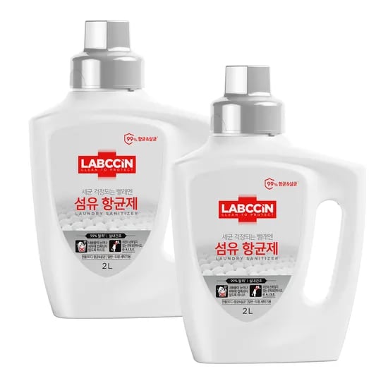 애경 랩신 섬유 항균제, 2L, 2개