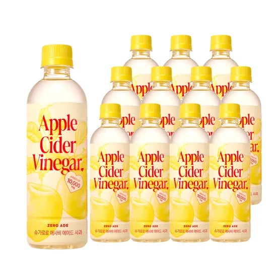 슈가로로 애사비 에이드 사과, 410ml, 24병