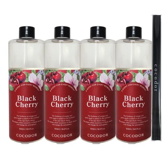 코코도르 퍼퓸 디퓨저, 블랙체리, 500ml, 4개