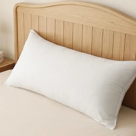 네모라인 국내생산 지퍼형 등받이 침대 헤드 등 쿠션 솜, 화이트, 60x110cm